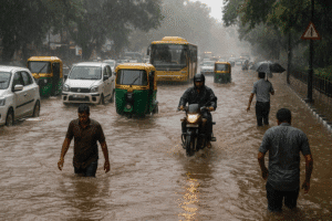 Monsoon Chaos in Delhi: 7 Shocking Impacts of Torrential Rains Bringing Both Relief and Ruin