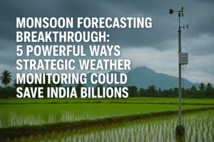 Monsoon Forecasting Breakthrough: 5 Powerful Ways Strategic Weather Monitoring Could Save India Billions