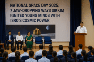 National Space Day 2025: 7 Jaw-Dropping Ways Sikkim Ignited Young Minds With ISRO’s Cosmic Power