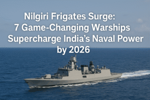 Nilgiri Frigates Surge: 7 Game-Changing Warships Supercharge India’s Naval Power by 2026