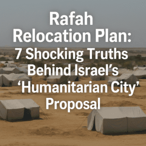 Rafah Relocation Plan: 7 Shocking Truths Behind Israel’s “Humanitarian City” Proposal
