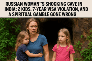 Russian Woman's Shocking Cave Rescue in India: 2 Kids, 7-Year Visa Violation, and a Spiritual Gamble Gone Wrong