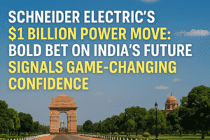 Schneider Electric’s $1 Billion Power Move: Bold Bet on India’s Future Signals Game-Changing Confidence