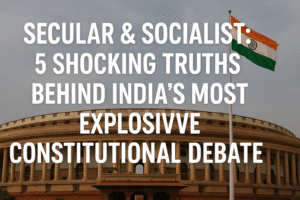 Secular & Socialist: 5 Shocking Truths Behind India’s Most Explosive Constitutional Debate
