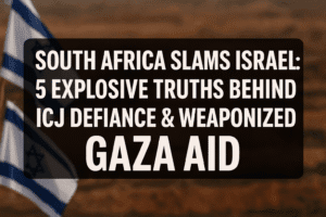 South Africa Slams Israel: 5 Explosive Truths Behind ICJ Defiance & Weaponized Gaza Aid 1 South Africa Slams Israel: 5 Explosive Truths Behind ICJ Defiance & Weaponized Gaza Aid