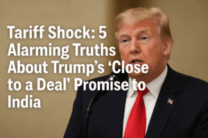 Tariff Shock: 5 Alarming Truths About Trump’s “Close to a Deal” Promise to India