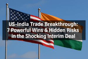 US-India Trade Breakthrough: 7 Powerful Wins & Hidden Risks in the Shocking Interim Deal 1 US-India Trade Breakthrough: 7 Powerful Wins & Hidden Risks in the Shocking Interim Deal