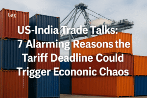US-India Trade Talks: 7 Alarming Reasons the Tariff Deadline Could Trigger Economic Chaos 1 US-India Trade Talks: 7 Alarming Reasons the Tariff Deadline Could Trigger Economic Chaos