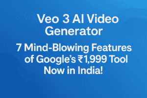 Veo 3 AI Video Generator: 7 Mind-Blowing Features of Google’s ₹1,999 Tool Now in India!