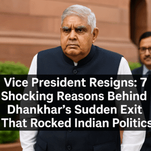 Vice President Resigns: 7 Shocking Reasons Behind Dhankhar’s Sudden Exit That Rocked Indian Politics