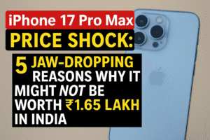 iPhone 17 Pro Max Price Shock: 5 Jaw-Dropping Reasons Why It Might Not Be Worth ₹1.65 Lakh in India