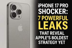 iPhone 17 Pro Shocker: 7 Powerful Leaks That Reveal Apple’s Boldest Strategy Yet