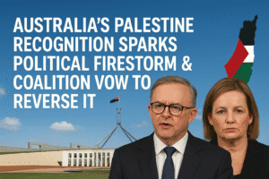 Australia's Palestine Recognition Sparks Political Firestorm & Coalition Vow to Reverse It