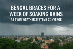 Bengal Braces for a Week of Soaking Rains as Twin Weather Systems Converge