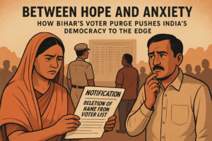 Between Hope and Anxiety: How Bihar's Voter Purge Pushes India's Democracy to the Edge