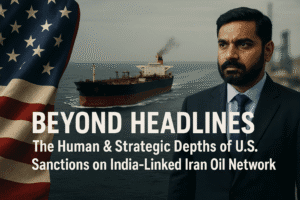 Beyond Headlines: The Human & Strategic Depths of U.S. Sanctions on India-Linked Iran Oil Network 