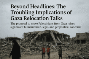 Beyond Headlines: The Troubling Implications of Gaza Relocation Talks