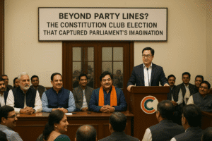 Beyond Party Lines? The Constitution Club Election That Captured Parliament's Imagination