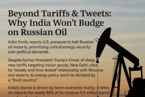 Beyond Tariffs & Tweets: Why India Won't Budge on Russian Oil 