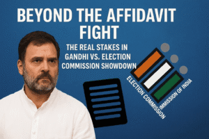 Beyond the Affidavit Fight: The Real Stakes in Gandhi vs. Election Commission Showdown