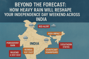 Beyond the Forecast: How Heavy Rain Will Reshape Your Independence Day Weekend Across India 