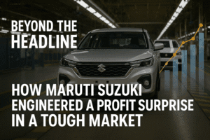 Beyond the Headline: How Maruti Suzuki Engineered a Profit Surprise in a Tough Market 1 Beyond the Headline: How Maruti Suzuki Engineered a Profit Surprise in a Tough Market