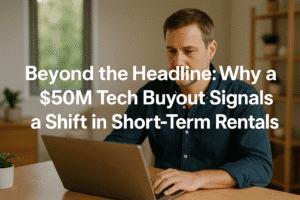 Beyond the Headline: Why a $50M Tech Buyout Signals a Shift in Short-Term Rentals 1 Beyond the Headline: Why a $50M Tech Buyout Signals a Shift in Short-Term Rentals