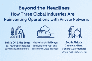 Beyond the Headlines: How Three Global Industries Are Reinventing Operations with Private Networks
