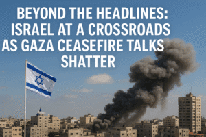 Beyond the Headlines: Israel at a Crossroads as Gaza Ceasefire Talks Shatter