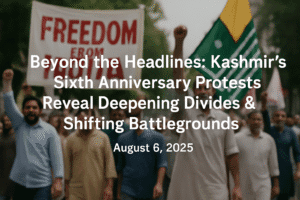 Beyond the Headlines: Kashmir's Sixth Anniversary Protests Reveal Deepening Divides & Shifting Battlegrounds