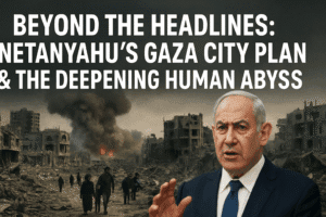 Beyond the Headlines: Netanyahu's Gaza City Plan & the Deepening Human Abyss