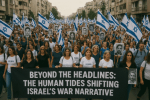 Beyond the Headlines: The Human Tides Shifting Israel's War Narrative