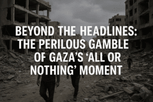 Beyond the Headlines: The Perilous Gamble of Gaza's "All or Nothing" Moment