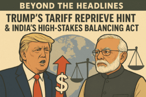 Beyond the Headlines Trumps Tariff Reprieve Hint Indias High Stakes Balancing Act