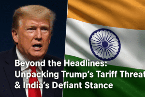 Beyond the Headlines: Unpacking Trump's Tariff Threat & India's Defiant Stance