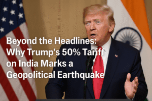 Beyond the Headlines: Why Trump's 50% Tariff on India Marks a Geopolitical Earthquake