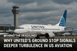 Beyond the Headlines: Why United's Ground Stop Signals Deeper Turbulence in US Aviation 