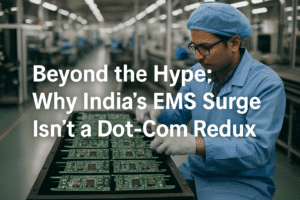 Beyond the Hype: Why India's EMS Surge Isn't a Dot-Com Redux