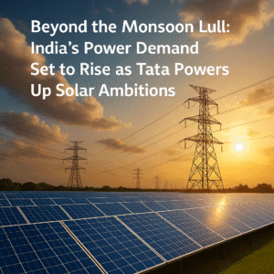 Beyond the Monsoon Lull: India's Power Demand Set to Rise as Tata Powers Up Solar Ambitions