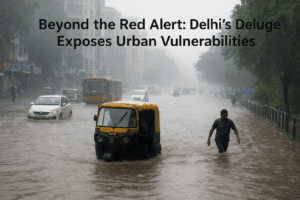 Beyond the Red Alert: Delhi's Deluge Exposes Urban Vulnerabilities 