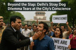 Beyond the Slap: Delhi's Stray Dog Dilemma Tears at the City's Conscience