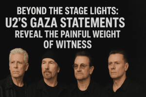 Beyond the Stage Lights: U2's Gaza Statements Reveal the Painful Weight of Witness
