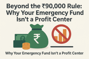 Beyond the ₹90,000 Rule: Why Your Emergency Fund Isn't a Profit Center 