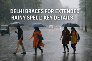 Delhi Braces for Extended Rainy Spell: Key Details