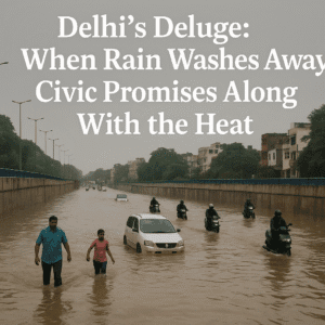 Delhi's Deluge: When Rain Washes Away Civic Promises Along With the Heat