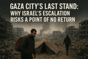 Gaza City’s Last Stand: Why Israel’s Escalation Risks a Point of No Return 1 Gaza City’s Last Stand: Why Israel’s Escalation Risks a Point of No Return