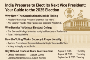 India Prepares to Elect Its Next Vice President: Your Guide to the 2025 Election