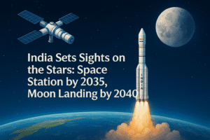 India Sets Sights on the Stars: Space Station by 2035, Moon Landing by 2040 