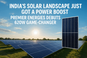 India's Solar Landscape Just Got a Power Boost: Premier Energies Debuts 620W Game-Changer