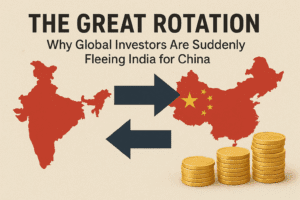 The Great Rotation: Why Global Investors Are Suddenly Fleeing India for China